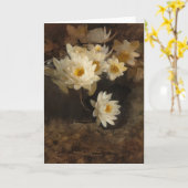 Water Lilies | Abbott Handerson Thayer Karte (Gelbe Blume)