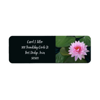 Water Lilies Address Labels