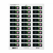 Water Lilies Address Labels (Vorne)