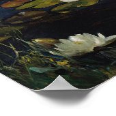 Water Lilies | Albert Edelfelt Poster (Ecke)