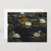 Water Lilies | Albert Edelfelt Postkarte (Vorne/Hinten)