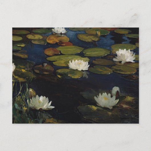 Water Lilies | Albert Edelfelt Postkarte (Vorderseite)