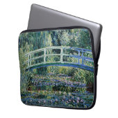 Water Lilies and Japanese Bridge, Laptopschutzhülle (Vorderseite Links)
