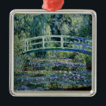 "Water Lilies and Japanese Bridge" Ornament Aus Metall<br><div class="desc">Water Lilies und japanische Brücke,  berühmte Kunstmalerei von Claude Monet,  1899.</div>