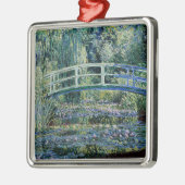 "Water Lilies and Japanese Bridge" Ornament Aus Metall (Links)