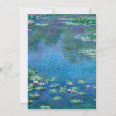 Water Lilies by Claude Monet Dankeskarte (Vorderseite)