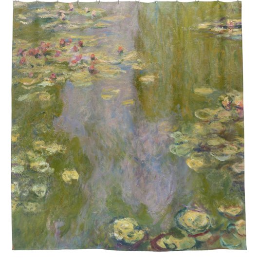 Water Lilies by Claude Monet Duschvorhang (Vorderseite)