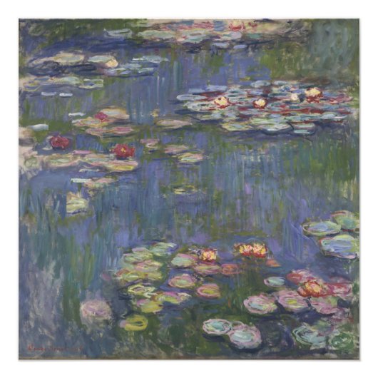 Water Lilies by Claude Monet Fotodruck (Vorne)