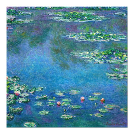 Water Lilies by Claude Monet Fotodruck (Vorne)