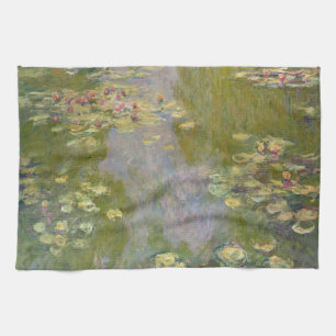Water Lilies by Claude Monet Geschirrtuch