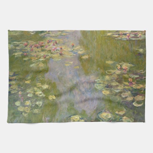 Water Lilies by Claude Monet Geschirrtuch (Horizontal)