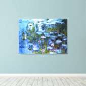 Water Lilies by Claude Monet Leinwanddruck (Insitu (Holzboden))