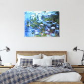 Water Lilies by Claude Monet Leinwanddruck (Insitu (Schlafzimmer))
