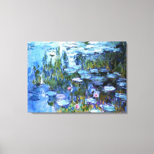 Water Lilies by Claude Monet Leinwanddruck (Vorderseite)