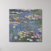 Water Lilies by Claude Monet Leinwanddruck (Vorderseite)