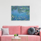 Water Lilies by Claude Monet Leinwanddruck (Insitu (Wohnzimmer))