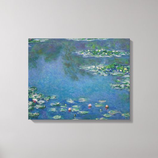 Water Lilies by Claude Monet Leinwanddruck (Vorderseite)
