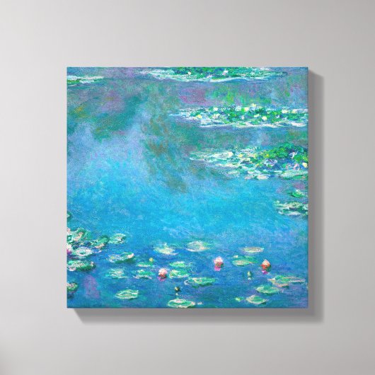 Water Lilies by Claude Monet Leinwanddruck (Vorderseite)
