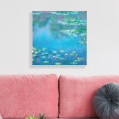 Water Lilies by Claude Monet Leinwanddruck (Insitu (Wohnzimmer))