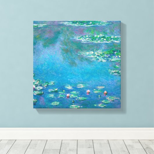 Water Lilies by Claude Monet Leinwanddruck (Insitu (Holzboden))