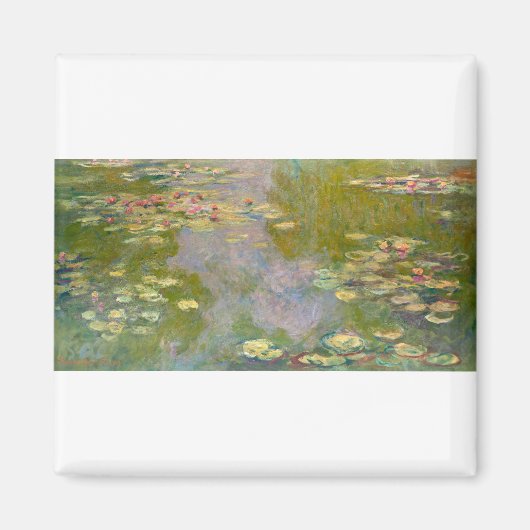 Water Lilies by Claude Monet Magnet (Vorne)