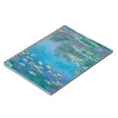 Water Lilies by Claude Monet Notizblock (Linke Seite)