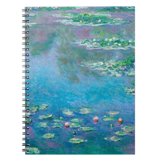 Water Lilies by Claude Monet Notizblock (Vorderseite)
