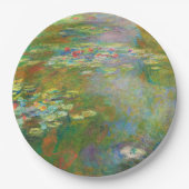 Water Lilies by Claude Monet Pappteller (Vorderseite)
