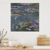 Water Lilies by Claude Monet Poster (Küche)