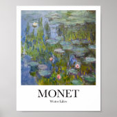 Water Lilies by Claude Monet Poster (Vorne)