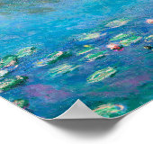 Water Lilies by Claude Monet Poster (Ecke)
