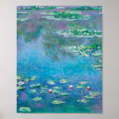 Water Lilies by Claude Monet Poster (Vorne)