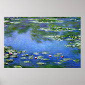 Water Lilies by Claude Monet Poster (Vorne)