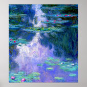 Water Lilies by Claude Monet Poster (Vorne)