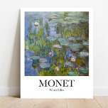 Water Lilies by Claude Monet Poster<br><div class="desc">Verwandeln Sie Ihren Raum mit dem bezaubernden Poster "Water Lilies" von Claude Monet. Dieses in Museumsqualität gedruckte Werk präsentiert Monets berühmtes Meisterwerk mit lebhaften Farben und zarten Pinselstrichen. Mit seiner üppigen Blumenlandschaft und seinem Lichtspiel ist dieses impressionistische Kunstwerk ein Muss für Kunstliebhaber und Naturliebhaber. Fügen Sie Ihrer Wohngestaltung eine Touch...</div>