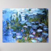 Water Lilies by Claude Monet Poster (Vorne)