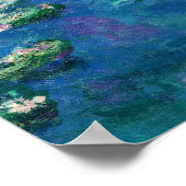 Water Lilies by Claude Monet Poster (Ecke)