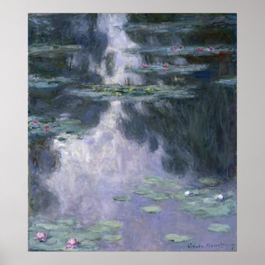 Water Lilies by Claude Monet Poster (Vorne)