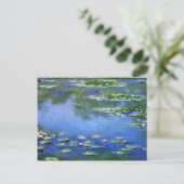 Water Lilies by Claude Monet Postkarte (Stehend Vorderseite)