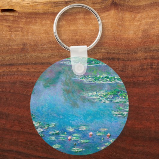 Water Lilies by Claude Monet Schlüsselanhänger (Vorderseite)