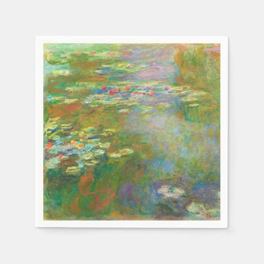 Water Lilies by Claude Monet Serviette (Vorderseite)
