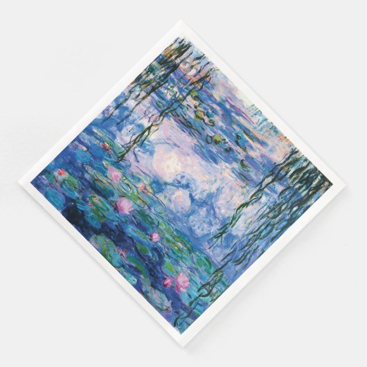 Water Lilies by Claude Monet Serviette (Ecke)
