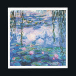 Water Lilies by Claude Monet Serviette<br><div class="desc">Water Lilies von Claude Monet. Bitte besuchen Sie mein Geschäft für mehr interessantes Design und mehr Farbwahl. => zazzle.com/iwheels*</div>