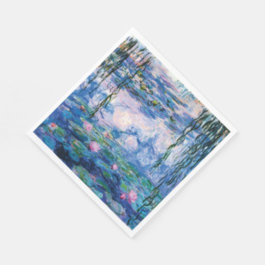 Water Lilies by Claude Monet Serviette (Ecke)