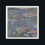 Water Lilies by Claude Monet Serviette<br><div class="desc">Claude Monet - Water Lilies. Schönes Blumengemälde in schönen Farben von Claude Monet. Hochwertige Druckgeschenke,  Drucke,  Handyschellen und viele andere großartige Geschenke.</div>