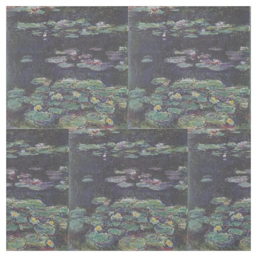 Water Lilies by Claude Monet Stoff (Muster)