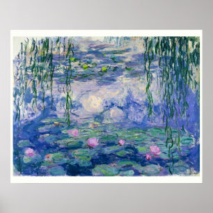 Water Lilies by Monet   30"x24" Poster
