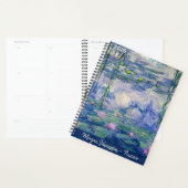 Water Lilies by Monet | Custom Text Planer (Anzeige)