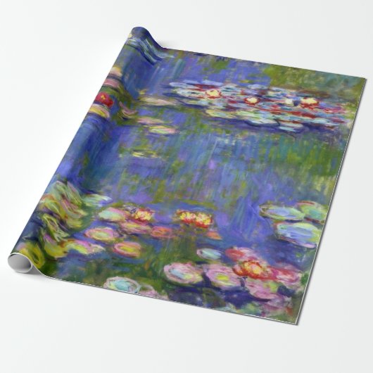 Water Lilies by Monet Geschenkpapier (Ungerollt)