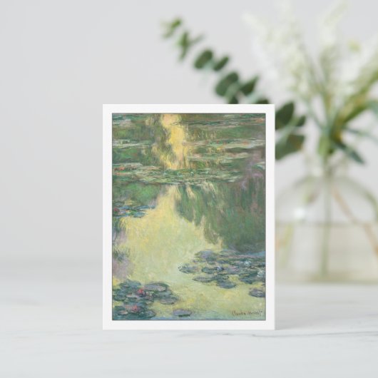 Water Lilies by Monet Postkarte (Stehend Vorderseite)